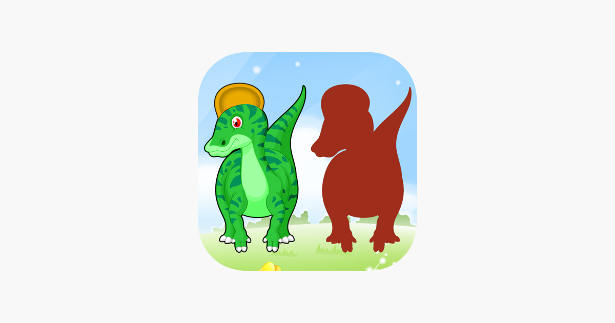 Games like Dinosaur Drag Drop and Match Shadow Dino for kids