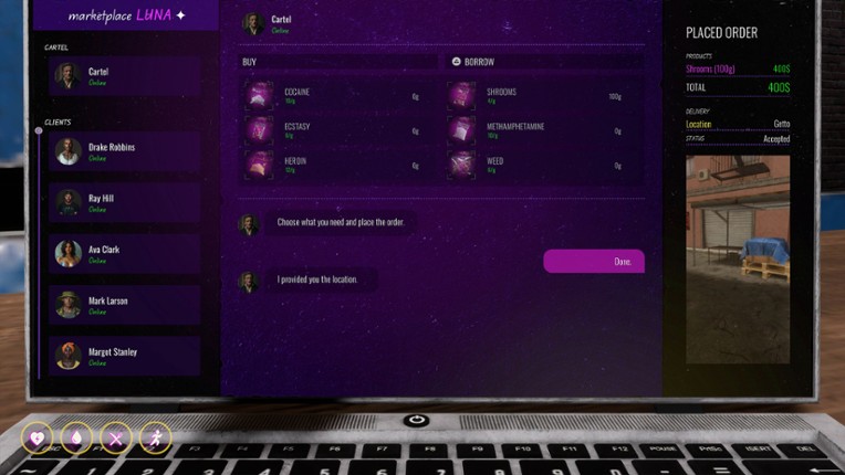 Drug Trader Simulator screenshot