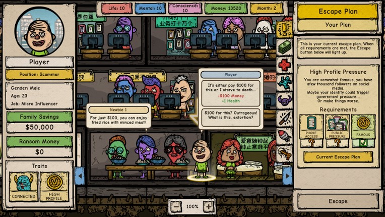 Escape from Planet Pan: Scam Center screenshot