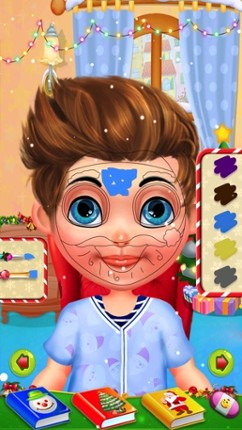 Face Paint Christmas - Kids Coloring Fun Party! screenshot