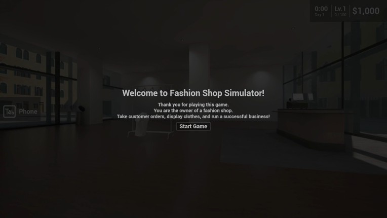 Fashion Shop Simulator screenshot
