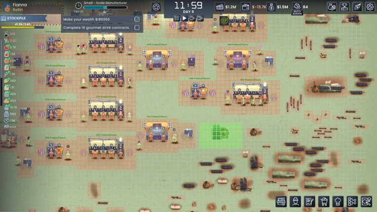 Fizz Flow: Factory Management screenshot