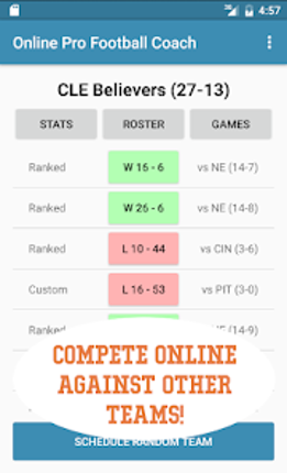 Pro Football Coach screenshot