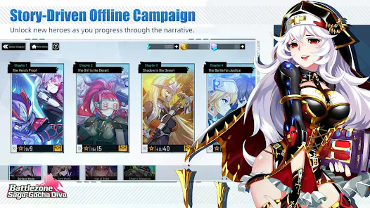 Battlezone Saga: Gacha Diva screenshot