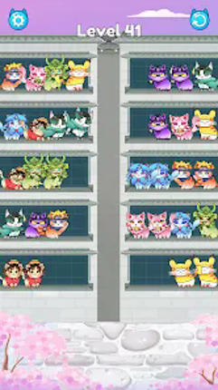 Cat Sort Color: Classic Puzzle Image