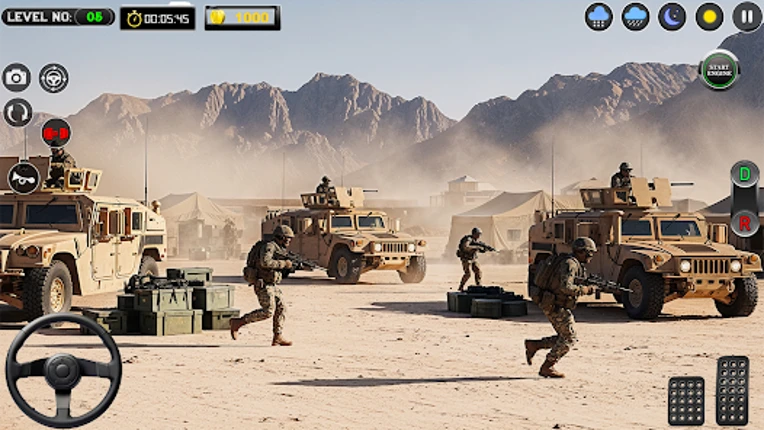 Military Truck Driving Games Image