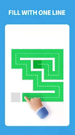 1 Line-Fill the blocks puzzle screenshot