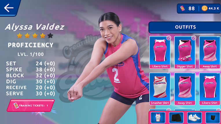 Creamline Good Vibes Smash screenshot