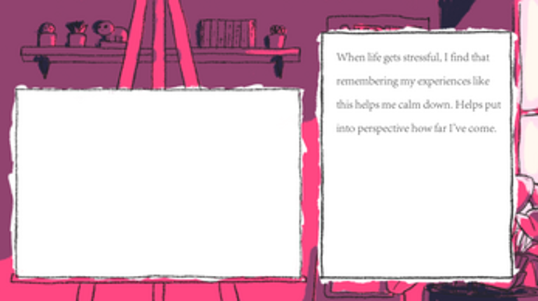 Still Life with Delphinium screenshot