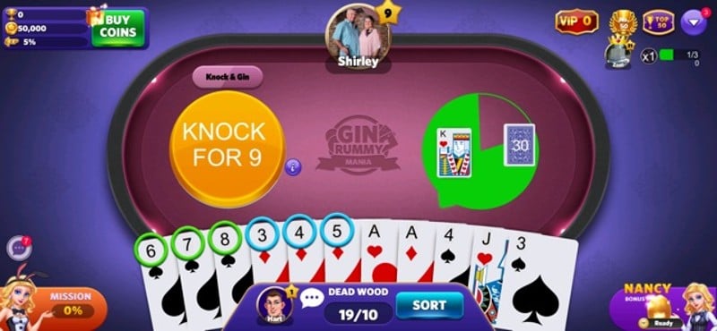 Gin Rummy Mania-No Ads,No Stop screenshot