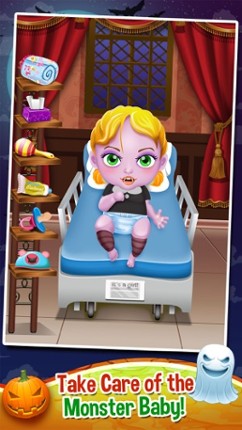 Mommy's Monster Pet Newborn Baby Doctor Salon - my new born spa care games! screenshot