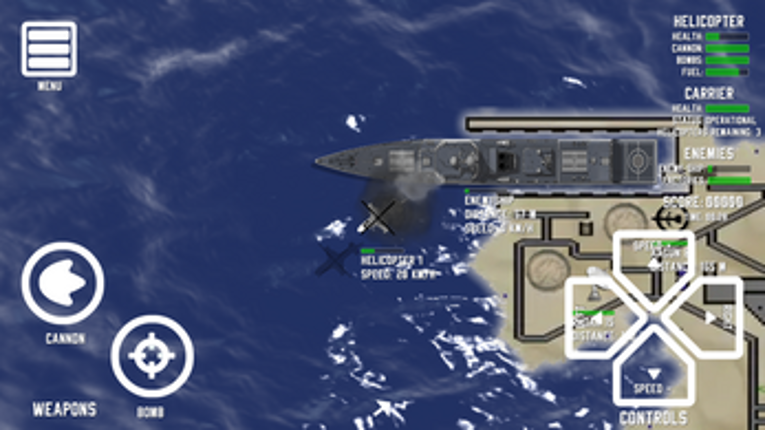 Raid on Bungeling Bay Remake screenshot