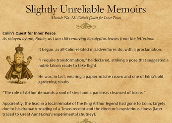 Slightly Unreliable Memoirs: Volume 7 Image