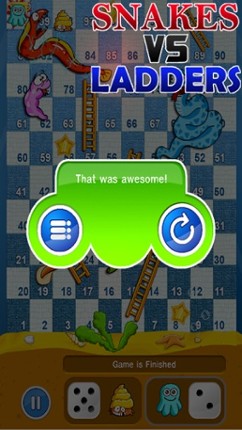 Snakes Vs Ladders - Free Snake Ladder Slither Game screenshot