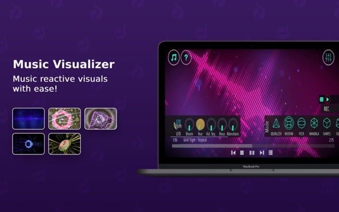 Vythm VJ - Music Visualizer DJ screenshot