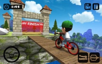 BMX Rider 3D Image