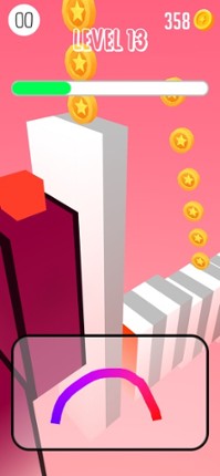 Draw Jump 3D : Bouncy Cube screenshot