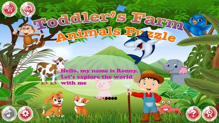 Farm Animals Jigsaws Puzzles Games Kids &amp; Toddlers screenshot