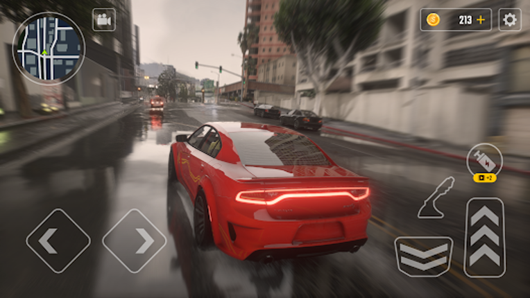 Driving Dodge Charger Race Car screenshot