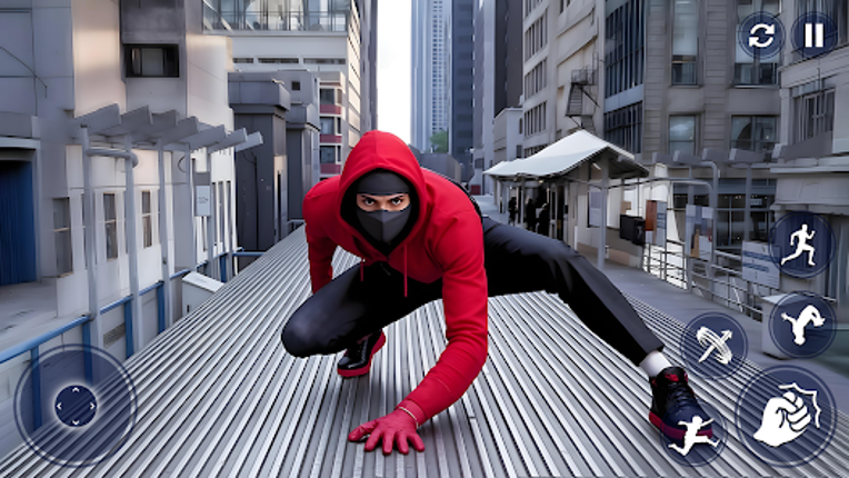 Flying Spider Hero City Action screenshot