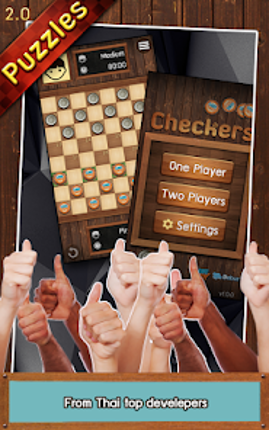 Thai Checkers - Genius Puzzle Image