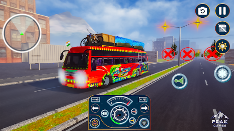 Indian Bus Game Bus Driving 3D screenshot