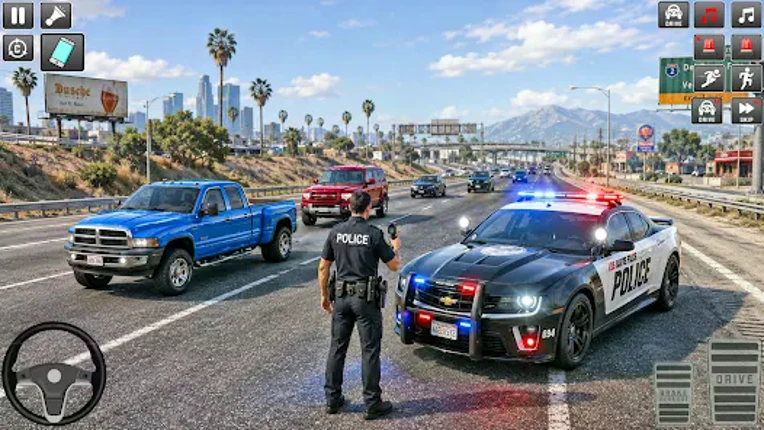 police Simulator: police car screenshot