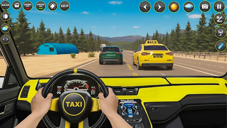 Taxi Car Driving: Taxi Games screenshot
