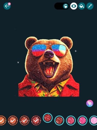 Glitty: color by sprinkling screenshot