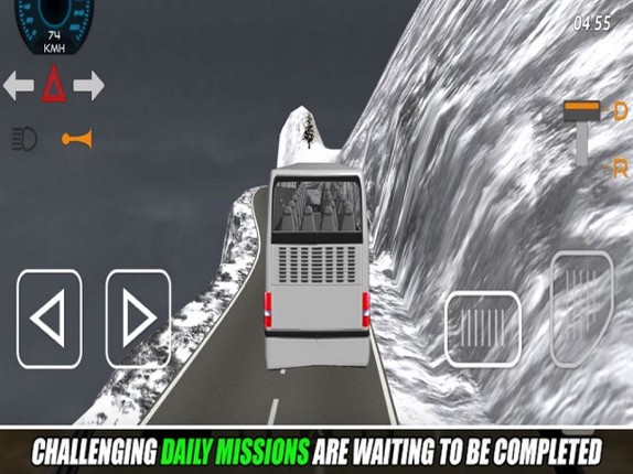 Hill Bus Challenge Level screenshot