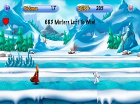 Princess Frozen Runner Game Image