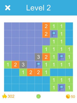 Q Mine Sweep Deluxe - Great Classic Puzzle Game Image