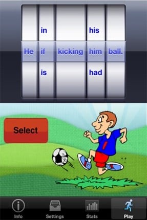 Sentence Builder screenshot