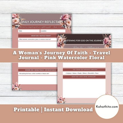 A Woman's Journey Of Faith - Travel Journal Image