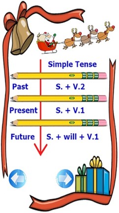 Check grammar in use for basic English tenses practice games screenshot