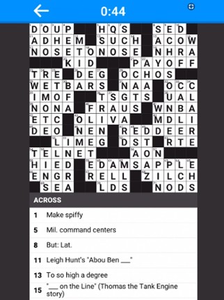 Crossword 2024 screenshot