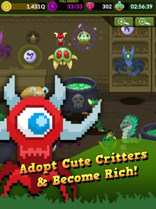 Crypt Critters - Clicker Game screenshot