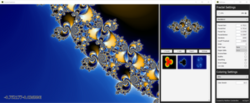 Fractal Explorer screenshot