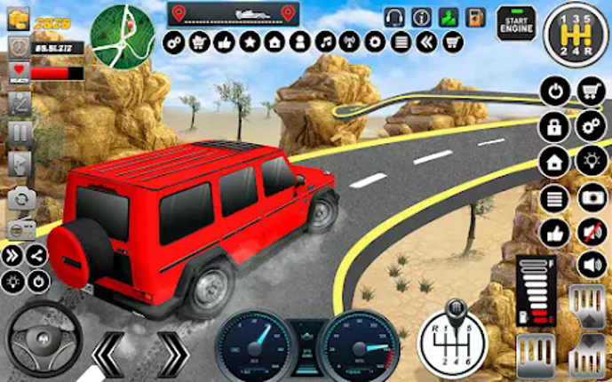 Mountain Climb Drive Car Game Image