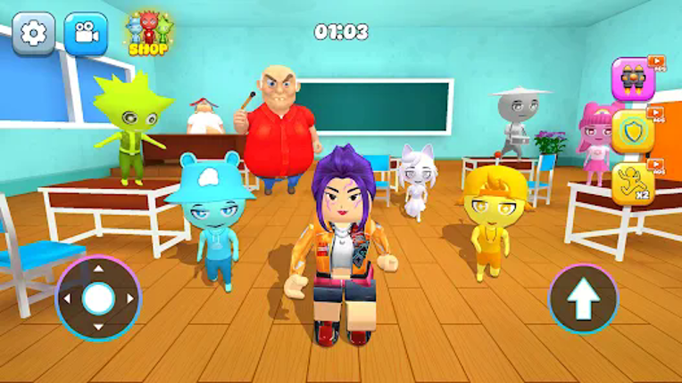 Monster School Breakout Obby screenshot