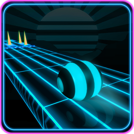 Neon Rolling Ball Image