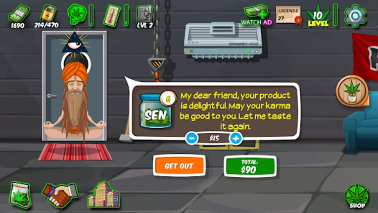 Weed Grower Simulator screenshot