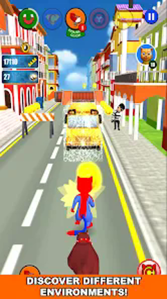 Super Hero Cat Run screenshot