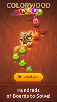 Colorwood Hexa — Drop Away screenshot