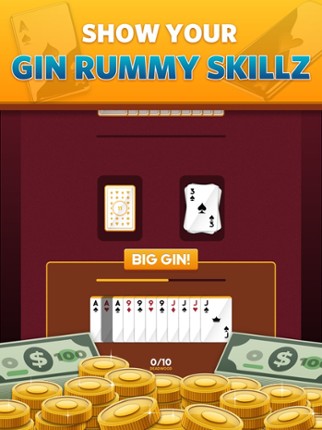 Gin Rummy Gold - Win Prizes! Image