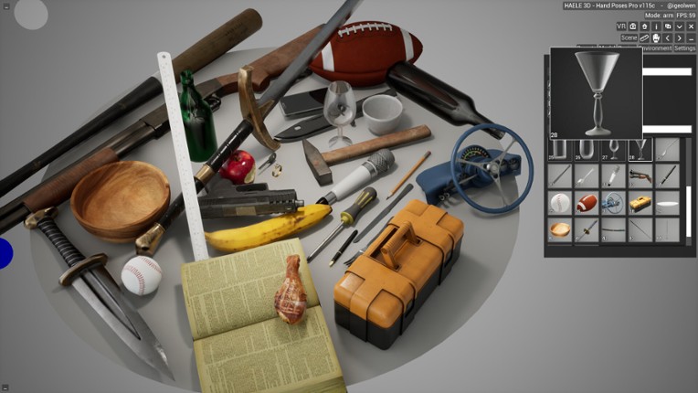 HAELE 3D - Hand Poses Pro - Drawing References screenshot