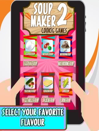 Hot Sky Soup Maker 2 - Target food cooking games like (pizza,burger,sandwich) Image