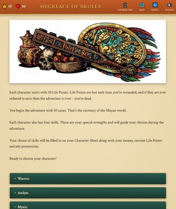 Necklace of Skulls screenshot