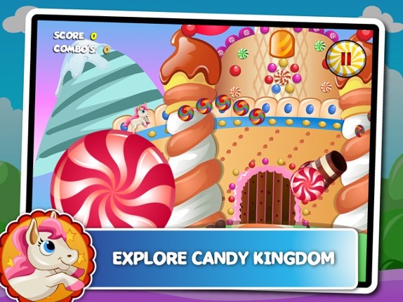 Pony Princess Jump Flyer - My Flappy Unicorn Ride in Little Rainbow Disco Kingdom Image