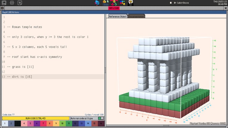 Replicube screenshot